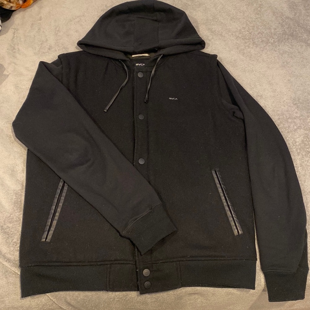 Black Hooded Jacket